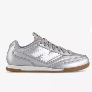 NEW BALANCE RC42 logo-embroidered leather low-top trainers